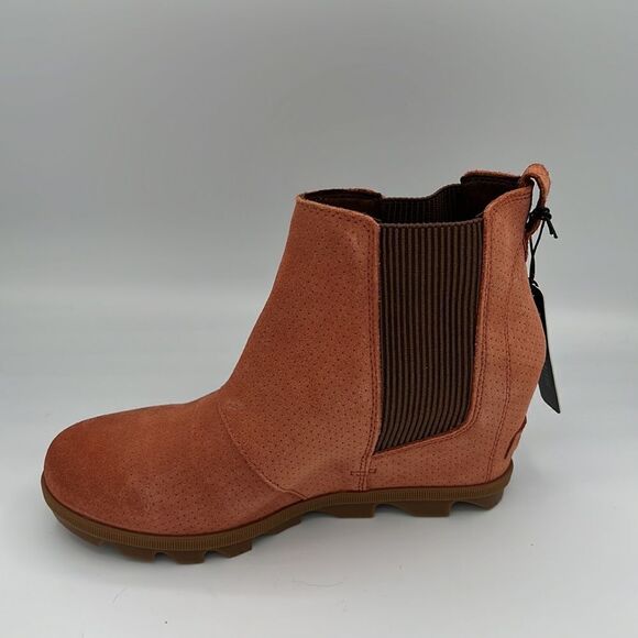 NWT Sorel Joan Of Artic Il Orange Suede Leather
Wedge Chelsea Boot 9.5 - Picture 2 of 11